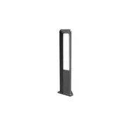 CLA LIGHTING Hathor LED Bollard Light - 13W Warm White - Triangle - 500mm Grey