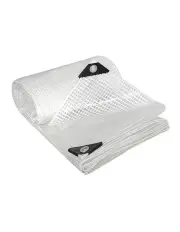 [Manan] Tarpaulin 200Gsm Camping Waterproof Cover Heavy Duty Tent 6.1mx6.1m in Clear