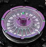 DNDND Roulette Dice Spinner for Dungeons and Dragon Game, Unique DND Dice with Gorgeous Gift Box for RPG Role Playing Table Games (Rainbow)