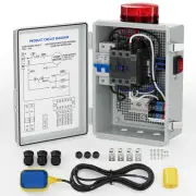 Sump Pump Alarm Septic/Water Detector Alarm for Basements Strobe & 110db Alarm