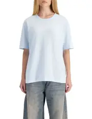 [Champion] Script Short Sleeve Tee in Spring Sky Blue