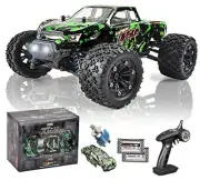 All Terrain RC Cars, 40KM/H High Speed 4WD Remote Control Car 1:18 Scale Green