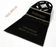 3 X TOUGHBUILD FLUSH CUT 68MM MULTIMASTER SAW BLADES FOR FEIN MAKITA MULTITOOL