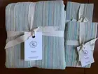 Southern Living Simplicity Austen King Duvet Cover & Shams Linen Cotton Stripes