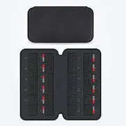 HUAYUWA Memory Cards Carrying Case Holder Compatible for Steam Deck TF Card Organizer Storage Bag
