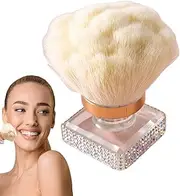Setting Powder Brush,Powder Foundation Brush | Soft Bristles Make Up Tool for Contouring Highlighting Nail Cleaning Manicure Pedciure