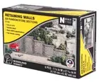 N Scale Woodland Scenics C1161 Random Stone Retaining Wall (6) pcs