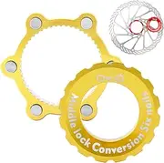 Centerlock to 6 Bolt Adapter - Brake Disc Center Lock | 6 Bolt Adapter Rotor Centerlock for Mountain Bikes Dirtbikes and Bicycles