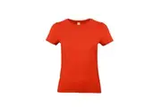 B&C Womens/Ladies #E190 Tee (Fire Red) - UTBC3914