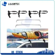 4 x Kayak Canoe Rack J Bar + Cross Bar Black For 2014-2018 Infiniti QX60 JX35