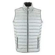 SOL's SOLS Mens Wave Padded Water Repellent Bodywarmer/Gilet Metal Grey 3XL