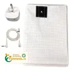 Organic Grounding Sheet 10% Silver King for Bed Sleeping Therapy with Safest ...