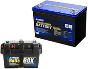 Adventure Kings 12V 100Ah Lithium Battery + Battery Box - Small