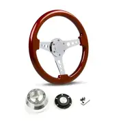 SAAS Steering Wheel SW506CR & billet boss for Holden Monaro HQ HJ HX 1971-1980