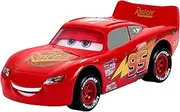 [Mattel] Disney Pixar Cars Toy Cars & Trucks, Moving Moments Lightning McQueen Vehicle with Moving Eyes & Mouth