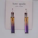 ［直播商品］現貨1 KS 壓克力 漸層 拼色 垂墜式 耳環 KATE SPADE ♠️