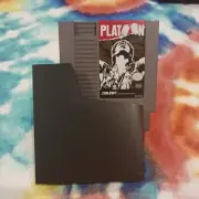 Platoon -Ultra Clean Authentic NES Nintendo Game DUST cover (Tested)