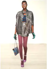 BNWT Vivienne Westwood Fall 2013 Red Label Foil Lamé Cocoon Runway Jacket,
