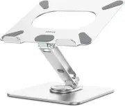 Laptop Stand with 360 Rotating Base, Ergonomic Adjustable Notebook Stand