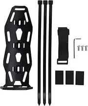 Cycle Front Fork Cage, Watertight Front Fork Mount Bottle Cage, Multipurpose Plastic Cycling Cage with Mounting Kit for Water Bottles Bags