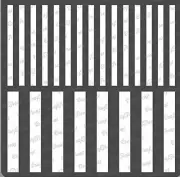 CrafTreat Reusable Geometric Stripe Stencils for Painting on Wood, Wall, Tile...