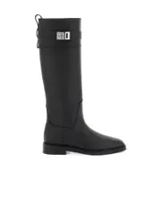 Gancini clasp boots US6,US9 Black
