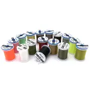 VEEVUS 16/0 THREAD - Fly Tying & Jig Material Spool Midge - 15 Colors Available!