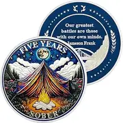 Ten Year Sobriety Coin (5 Year)