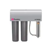 PURETEC Hybrid G7 Whole House Filter and UV Water Treatment with Weather Cover - 20-inch