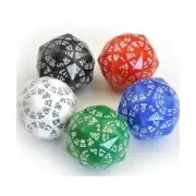 Dice Lab Dice d120 Mixed Color Set (5) New