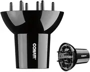 Conair Volumizing Universal Hair Diffuser, Adjustable Hair Dryer Attachment for Frizz-Free Curls to Fit Hair Dryer Nozzles from 1.75” to 2.3”