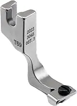 Zipper Foot for Sewing Machine - Invisible Zipper Presser Foot, Adjustable Guide | Durable Steel Sewing Machine Part for Garments, Bags, Clothes, Purses, Fits Brother, Janome, Babylock