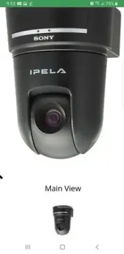 SONY PELA Security Camera SNC-RX550N/B l