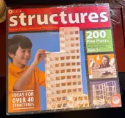 Keva Structures 200 Pieces Pine Plank Set Stacking Building Toy Mindware NIB