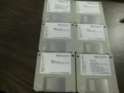 Microsoft PowerPoint 3.0 For PC Windows 3.5" 5 disk set with office set up disk