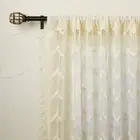 OPALHOUSE JUNGALOW 1pc 50"x84" Sheer Zig Zag Macrame Curtain Panel Cream NEW