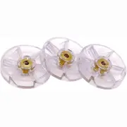 3 Pack Top Base Gear Replacement Parts for NutriBullet 600W 900W Blender transparent