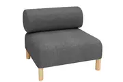 DD Cailloux Fabric Upholstered Single Seater Breakout Sofa
