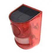 IP65 Waterproof Solar Alarm with LED Flashing Light Motion Sensor Protection