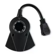 Holiday Time 3 Outlet Outdoor Mechanical Timer Black