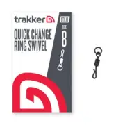 Trakker QC Ring Swivel Size 8 / Carp Fishing Tackle