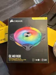 Corsair iCUE QL140 RGB 140mm PWM Dual Fan Kit & Lighting Node CORE-CO-9050100-WW