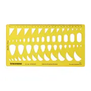 Multiple Gemstone Shapes Guide Jewellery Templates Drafting Tools Jewellery Designing Stencils