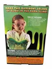 GLOW IN THE DARK SLIME SCIENCE LAB KIT A DIY CHILDS PROJECT 2 EXPERMENTS DR COOL