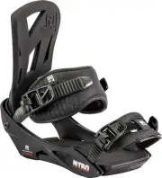 Nitro Men's Staxx '23 Snowboard Binding, Snowboard Binding, Black, M