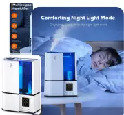 Cool Mist Humidifier Ultrasonic Humidifier for Large Bedroom Led Quite Operation