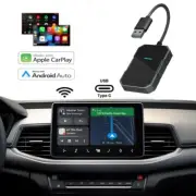 Wireless CarPlay & Android Auto Adapter 2-in-1 | Plug & Play USB A, USB C