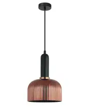 Vintaj Dome Shape Pendant Light Copper Painted