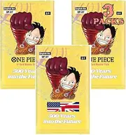 Booster Packs Set of 3 for One Piece Card Game OP-07 500 Years in The Future Booster with 12 Cards per Pack English Version Trading Cards 3 x Booster Pack