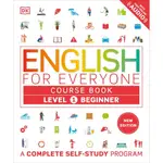 ENGLISH FOR EVERYONE COURSE BOOK LEVEL 1 BEGINNER: A COMPLETE SELF-STUDY PROGRAM(平裝本)(美國版)/DK《DK PUB》【禮筑外文書店】